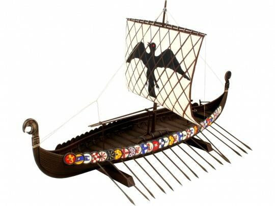 Revell of Germany 1/50 Viking Sailing Ship w/Paint and Glue 65403
