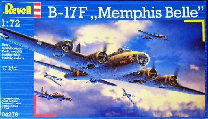 Revell of Germany 1/72 B-17F Flying Fortress Memphis Belle 4279