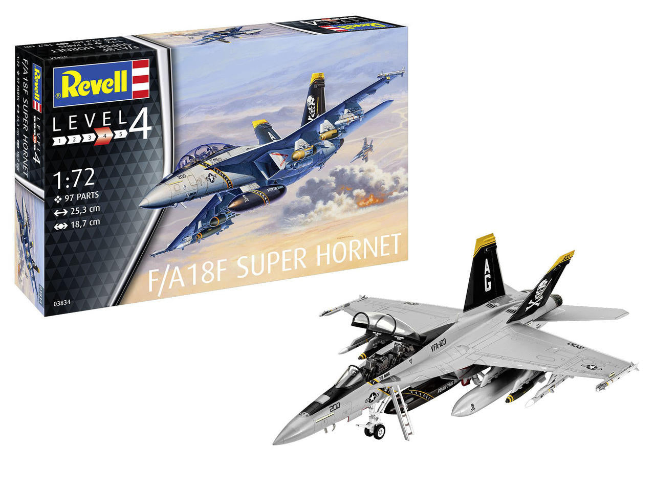 Revell of Germany 1/72 F/A-18F Super Hornet 3834