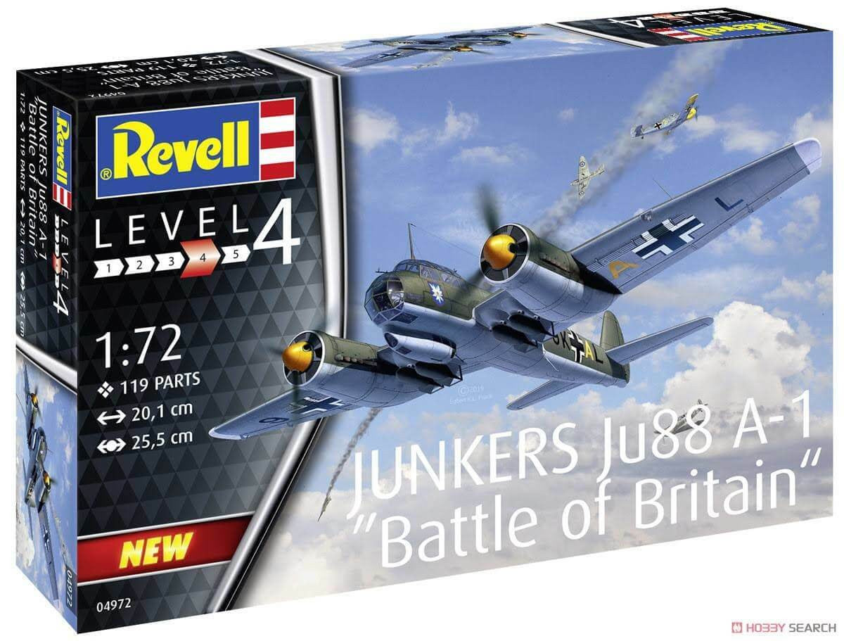 Revell of Germany 1/72 Ju88A-1 Battle of Britain 4972