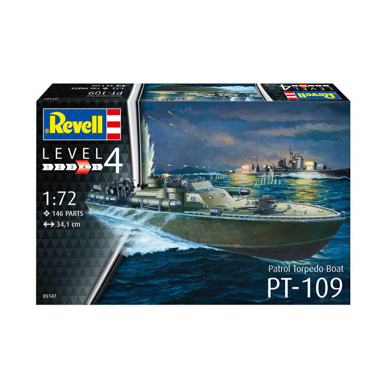 Revell of Germany 1/72 PT-109 Patrol Torpedo Boat 5147