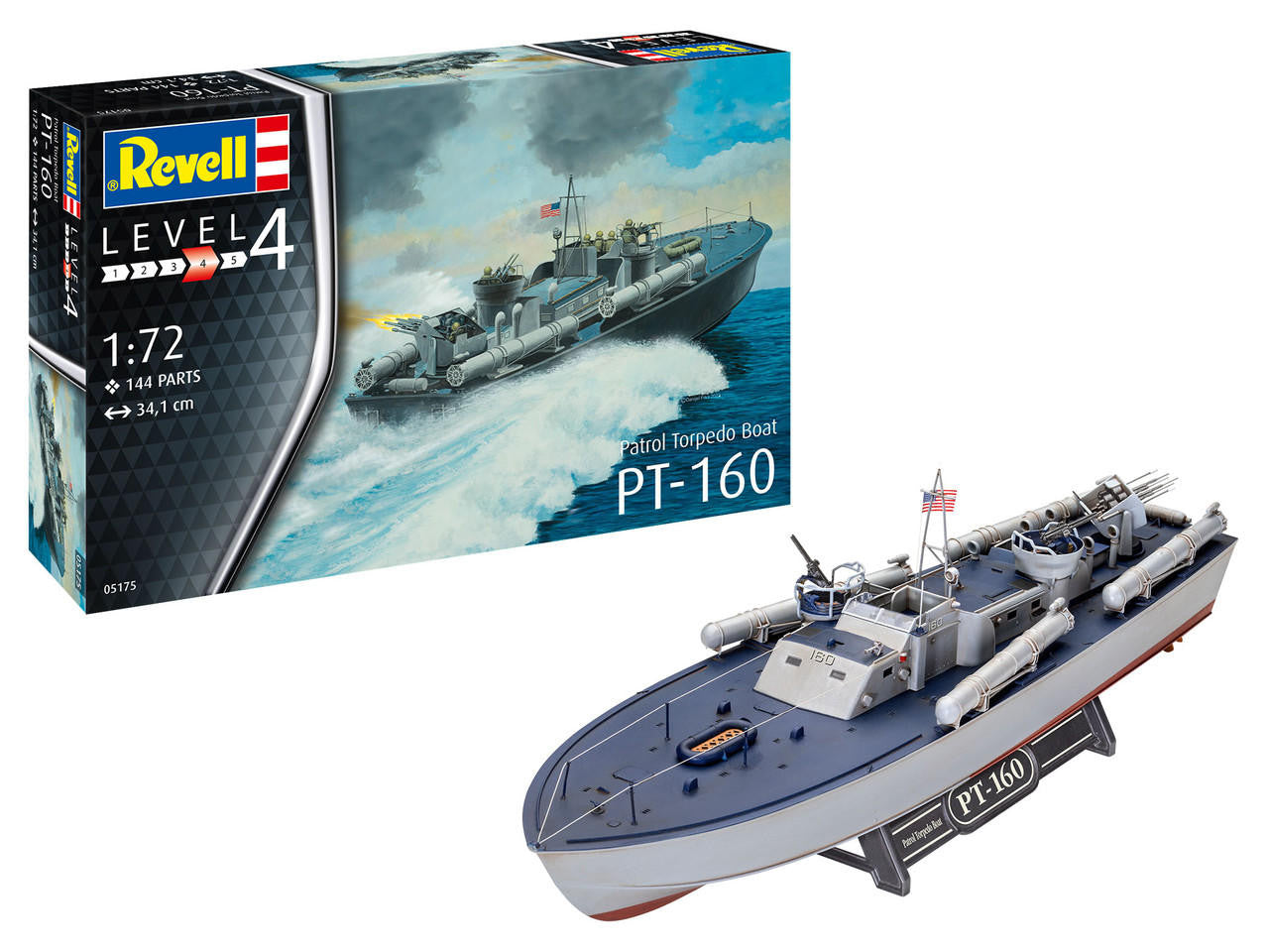 Revell of Germany 1/72 PT-160 Patrol Torpedo Boat 5175