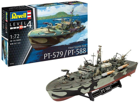Revell of Germany 1/72 PT579/588 Torpedo Boat 5165