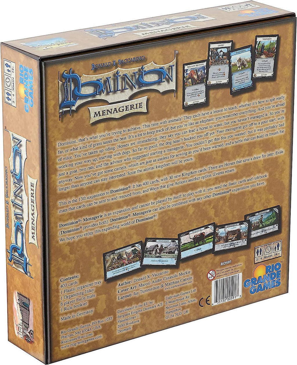 Rio Grande Games Dominion: Menagerie 