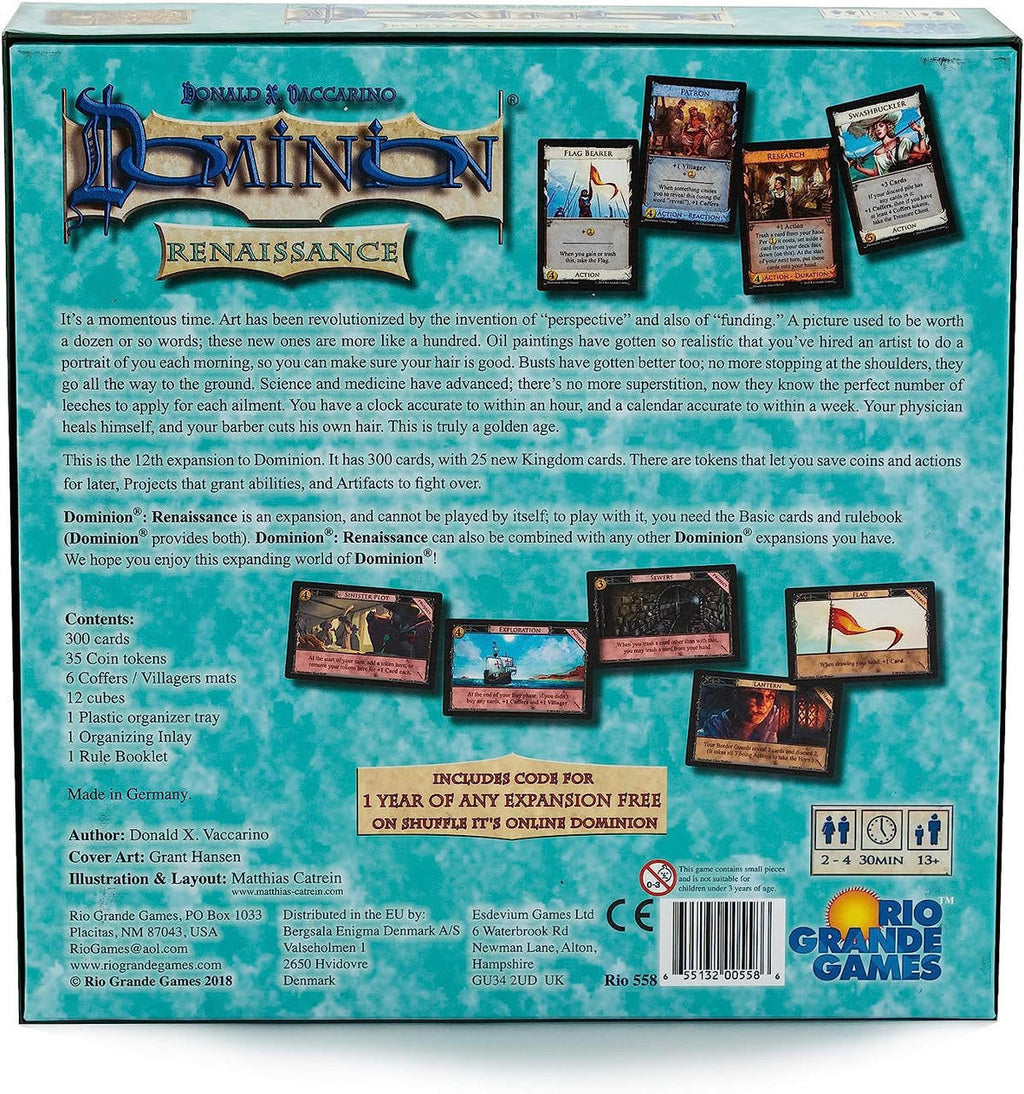 Rio Grande Games Dominion Renaissance 