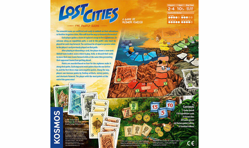 Rio Grande Games Lost Cities-The Board Game