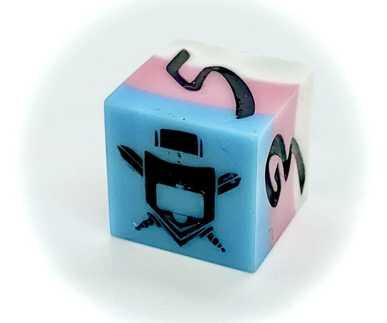 Robotronix Dice Erriksons Single d6 - LIMITED EDITION for PRIDE
