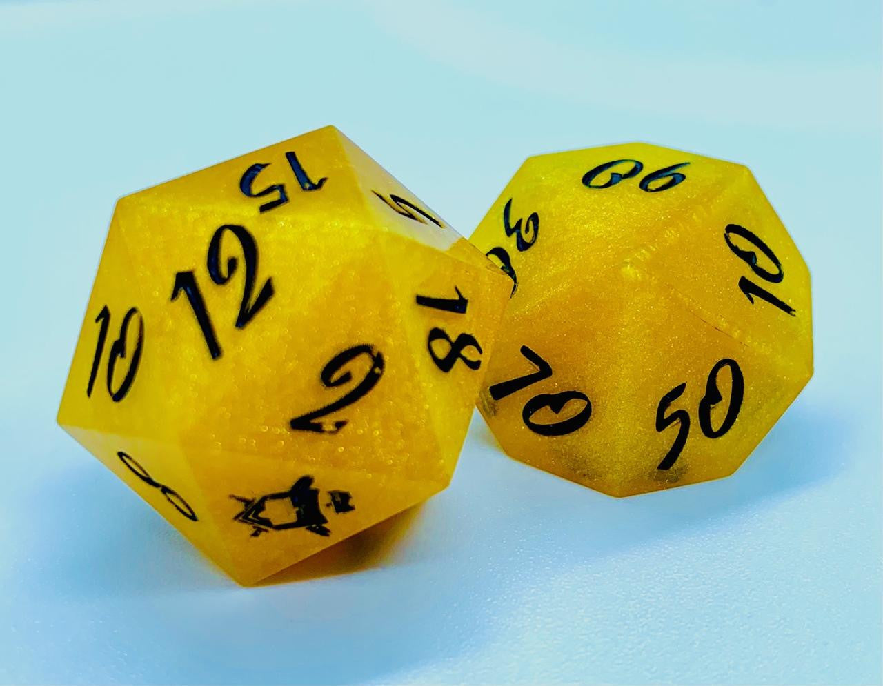 Robotronix Dice Golden Age RPG Set