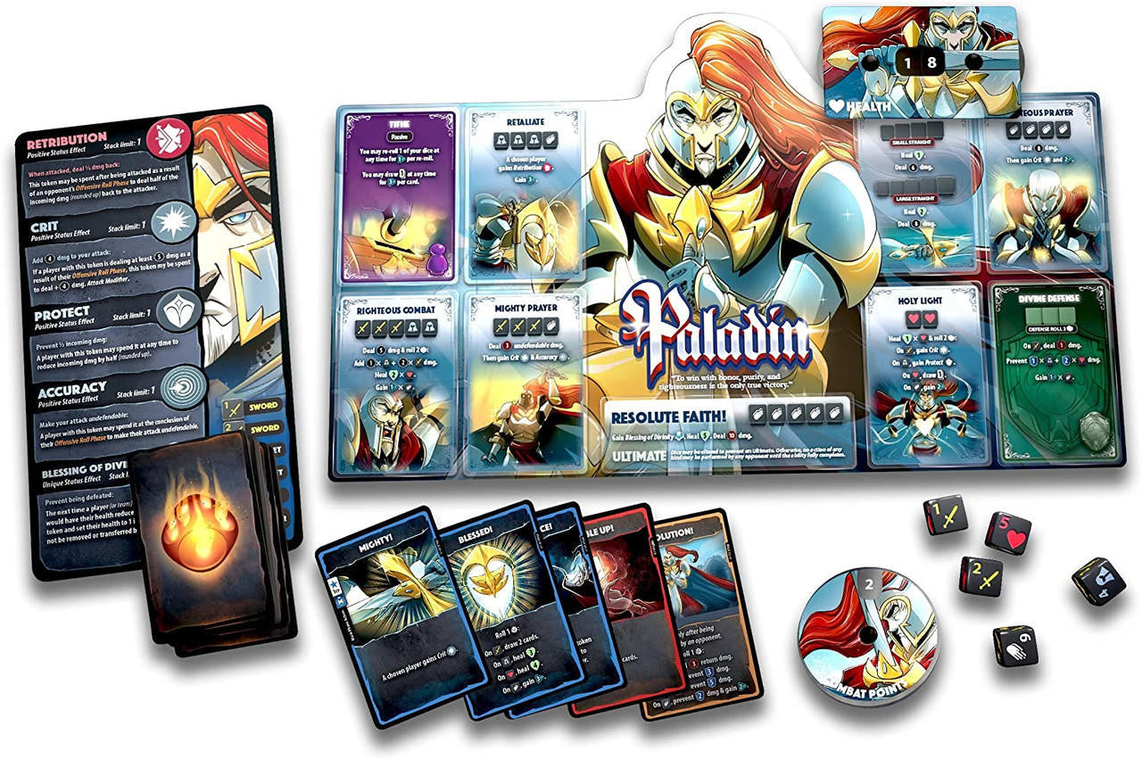 Roxley Game Laboratory Dice Throne Season 1 - Box 2 - Monk vs Paladin