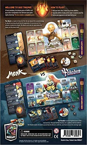 Roxley Game Laboratory Dice Throne Season 1 - Box 2 - Monk vs Paladin