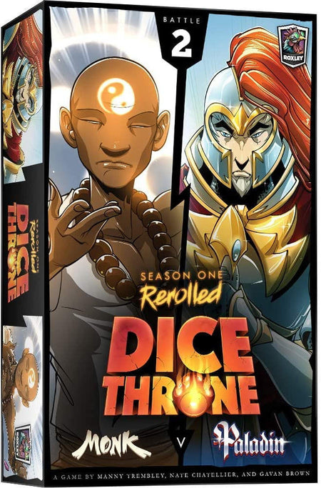 Roxley Game Laboratory Dice Throne Season 1 - Box 2 - Monk vs Paladin