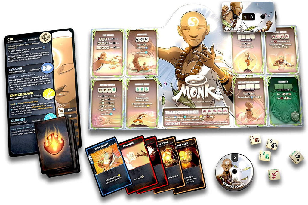 Roxley Game Laboratory Dice Throne Season 1 - Box 2 - Monk vs Paladin