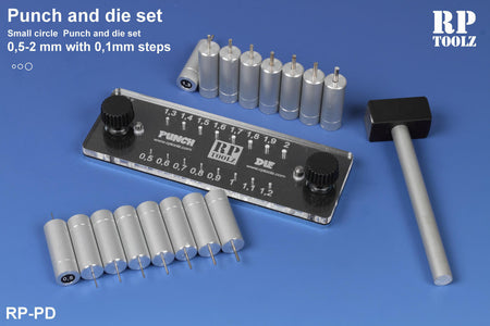 RP Toolz Punch & Die Set .5-2.0mm RP-PD 