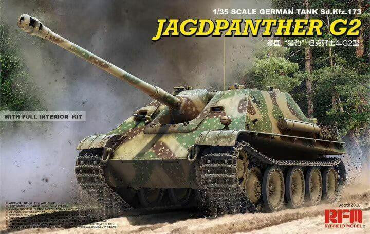 Rye Field Model 1/35 Jagdpanther G.2 w/Full Interior 5022