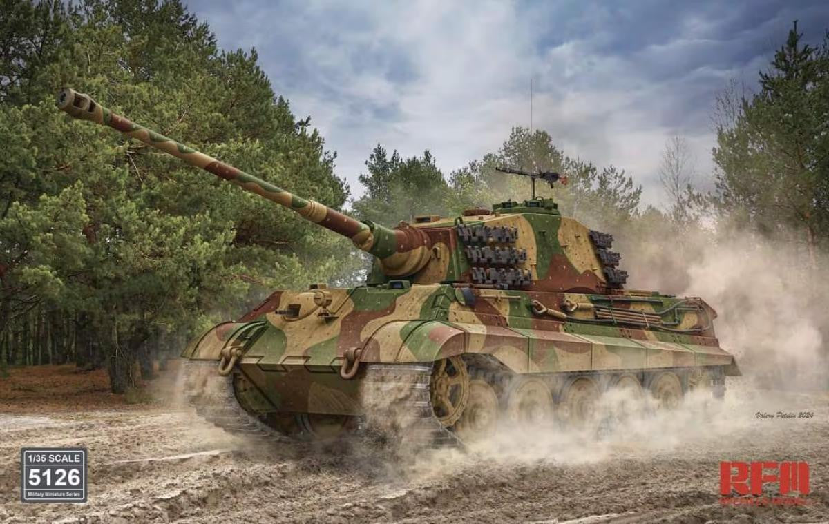 Rye Field Model 1/35 King Tiger Henschel Turret Upgraded Kit 5126 