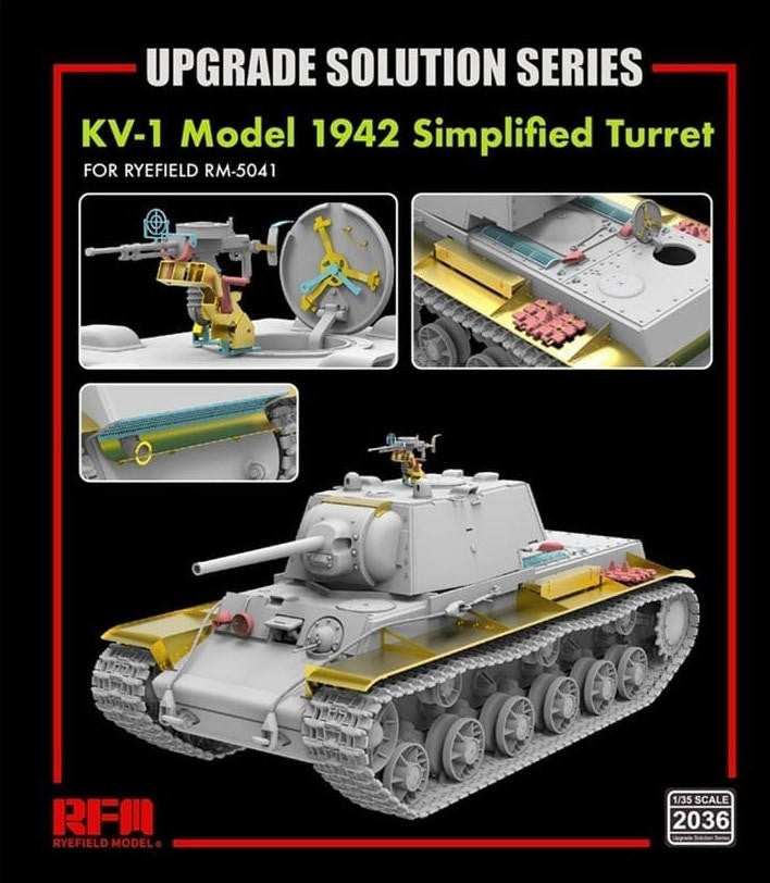 Rye Field Model 1/35 KV-1 Mod.42 Simplified Upgrade Set 2036