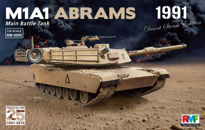 Rye Field Model 1/35 M1A1 Abrams 1991 Desert Storm 5006 