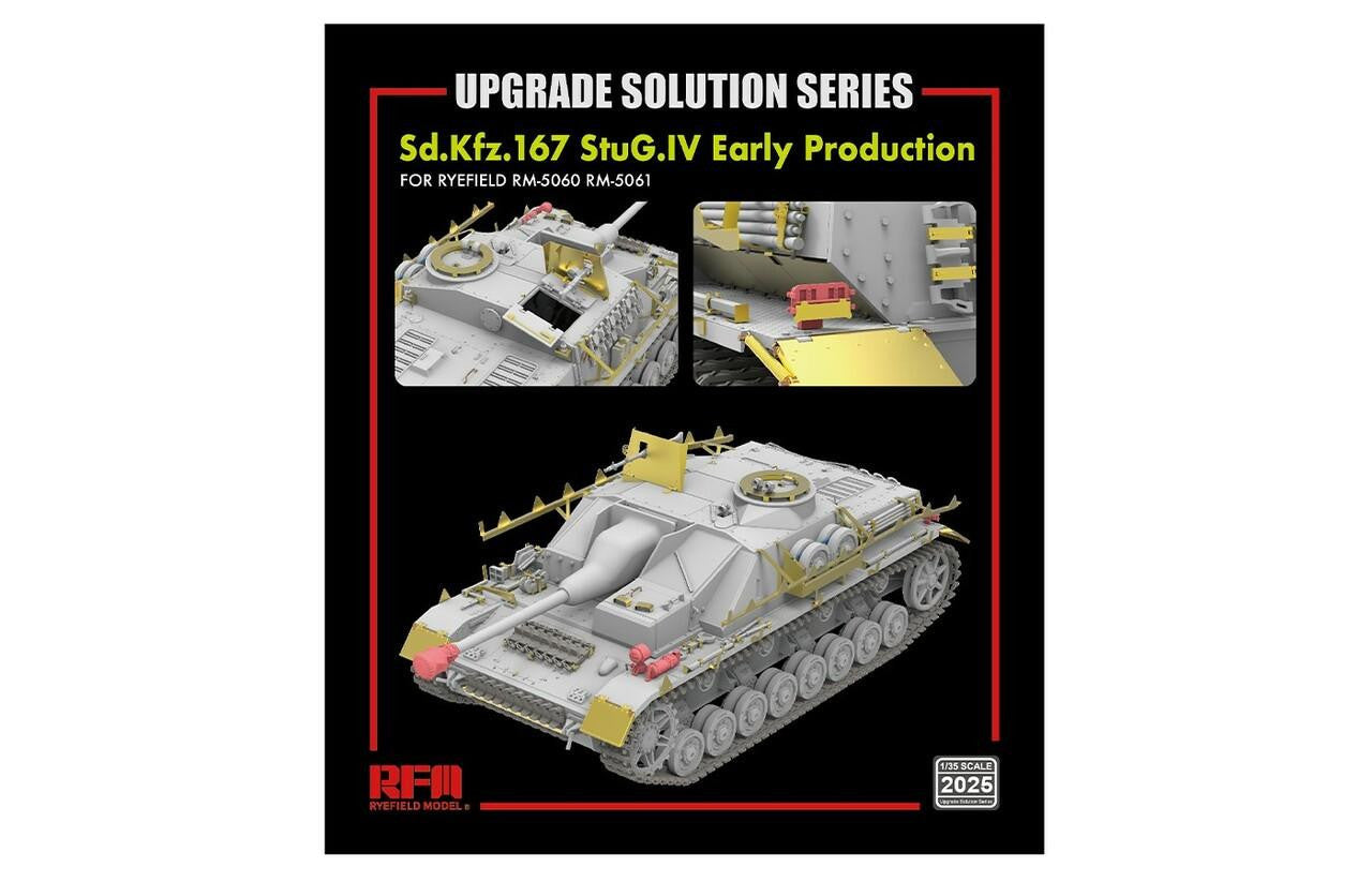 Rye Field Model 1/35 StuG IV Early Production Upgrade Set 2025
