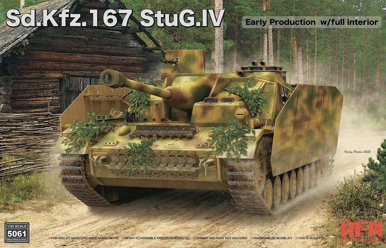 Rye Field Model 1/35 StuG IV Early Production w/Full Interior 5061