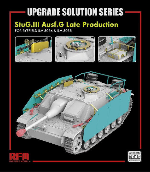 Rye Field Model 1/35 StuGIII Ausf G Late Production Upgrade Set 2046