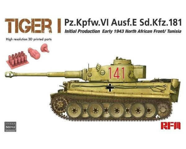 Rye Field Model 1/35 Tiger 1 Initial Tunisia 5001U