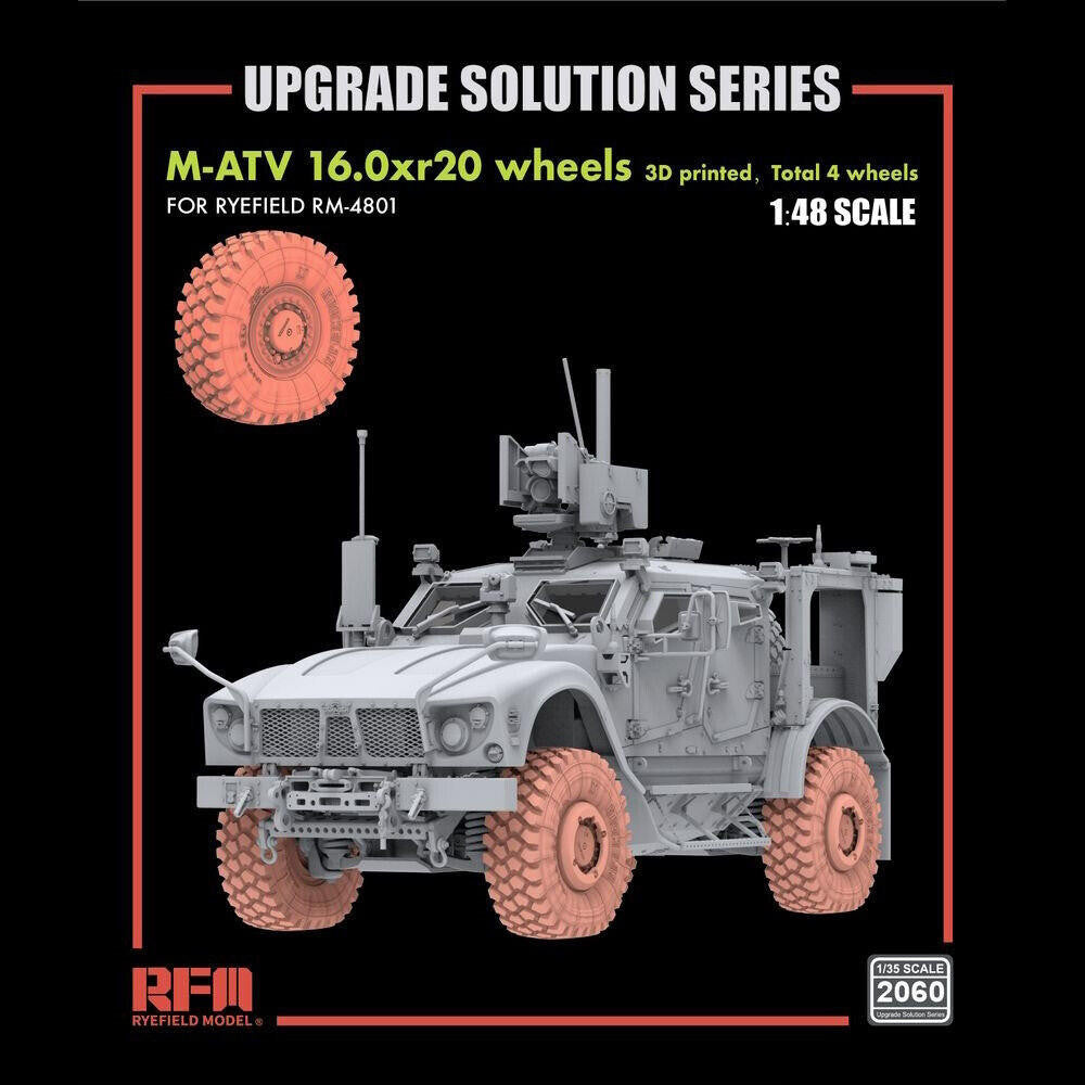 Rye Field Model 1/48 M-ATV 16xR20 Wheels Set 2060 