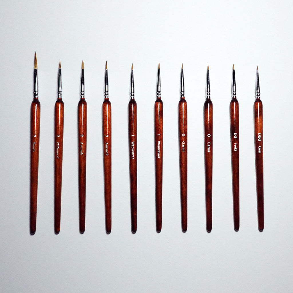 Wolf Bristle Brush Set - Chronicle RPGs