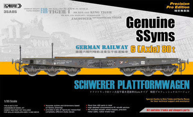 1/35 80t 6-Axle Flat Car Pro Edition 35A05SVP