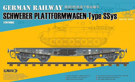 Sabre Model 1/35 German Flat Car 50t Standard 35A02