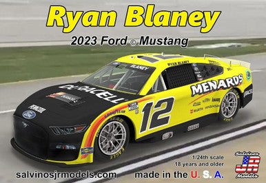 1/24 2023 Mustang NASCAR R.Blaney 2023RBP