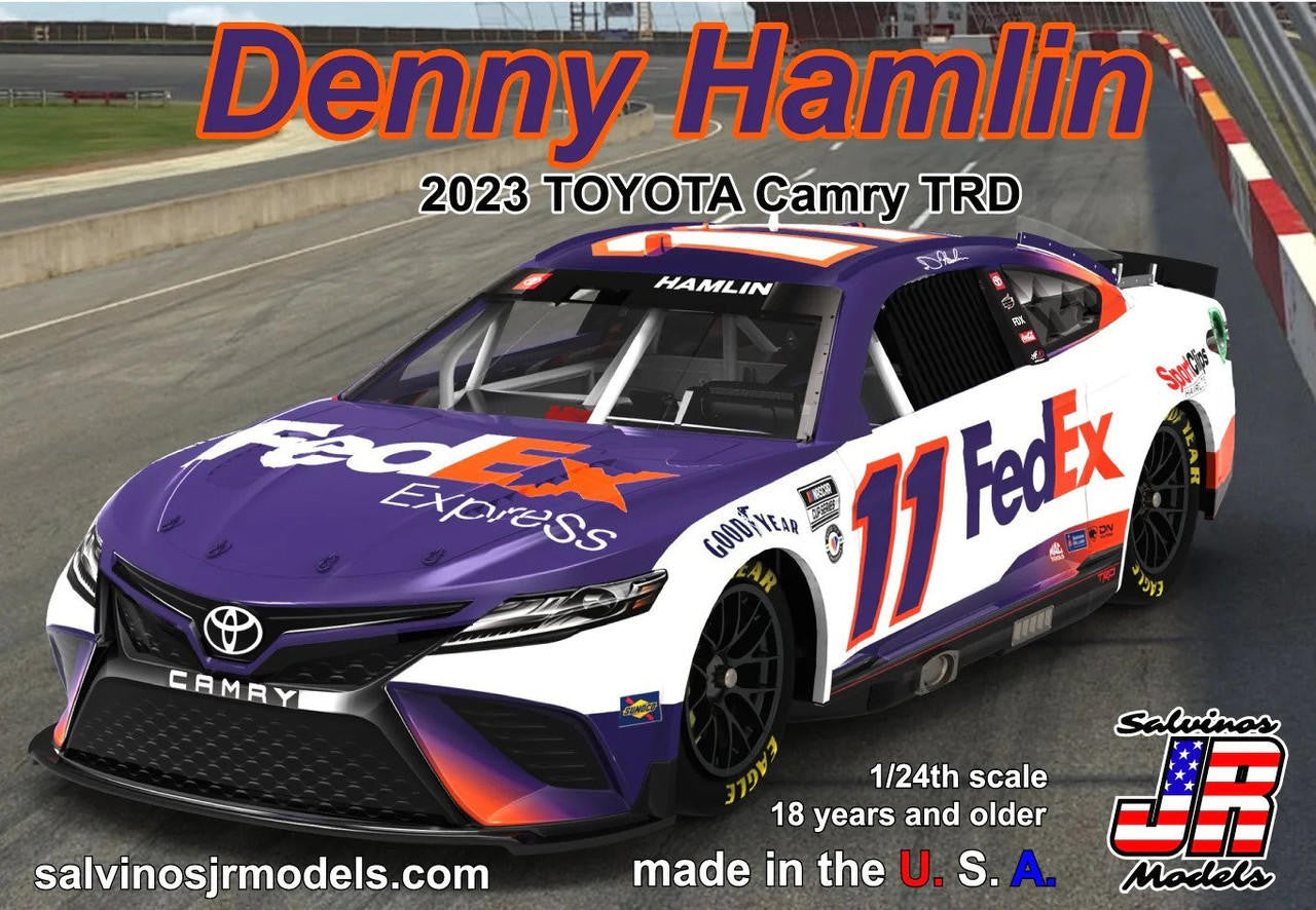 Salvinos Jr Models 1/25 2023 Camry TRD Hamlin #11 FedEx 2023DHP 
