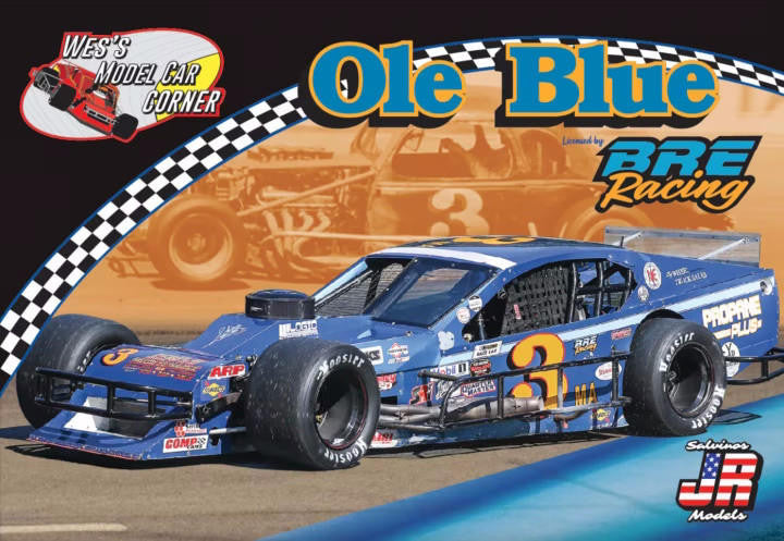 Salvinos Jr Models 1/25 Ole Blue #3 Asphalt Modified 10003 