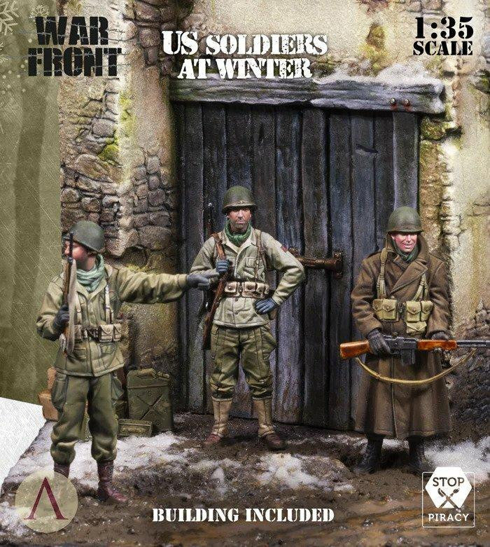 Scale75 1/35 US Soldiers at Winter Vignette 35046