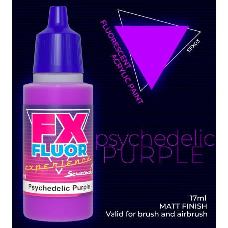 Scale75 Flourescent Color Bottles Psychedelic Purple SFX-03