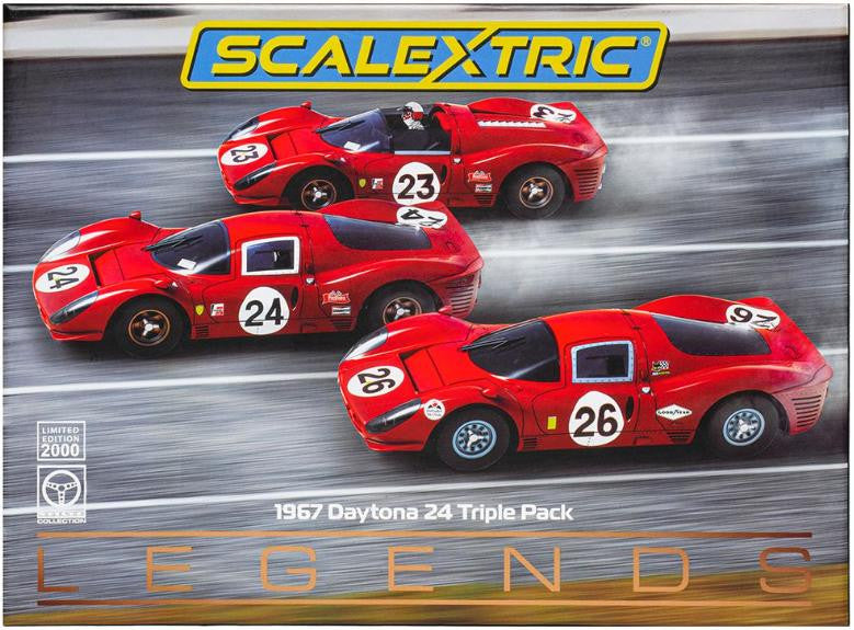 Scalextric 1/32 1967 Daytona 24hr Triple Pack C4391A 