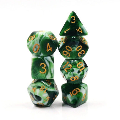 Jadeite RPG Dice Set