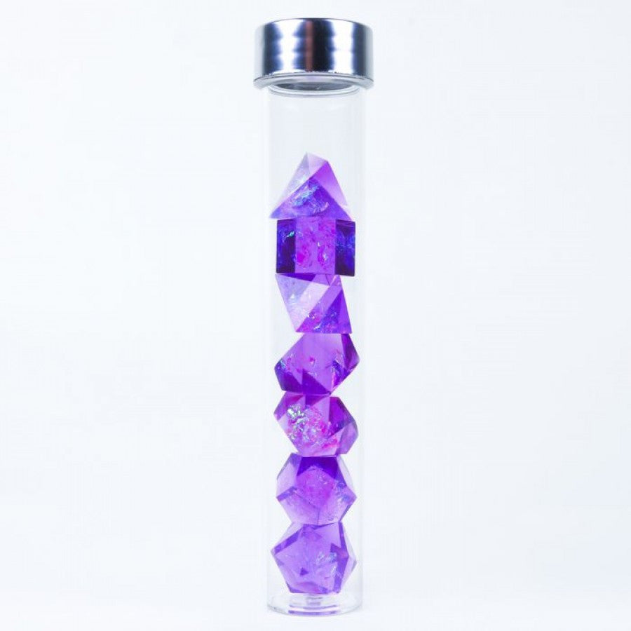 RPG Dice Set (7): Cloak & Dagger Purple