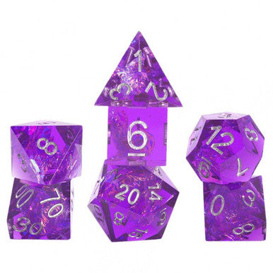 RPG Dice Set (7): Sharp-edged Purple Fairy