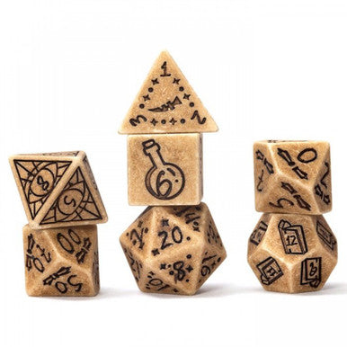 RPG Dice Set (7): Illusory Stone Sandstone