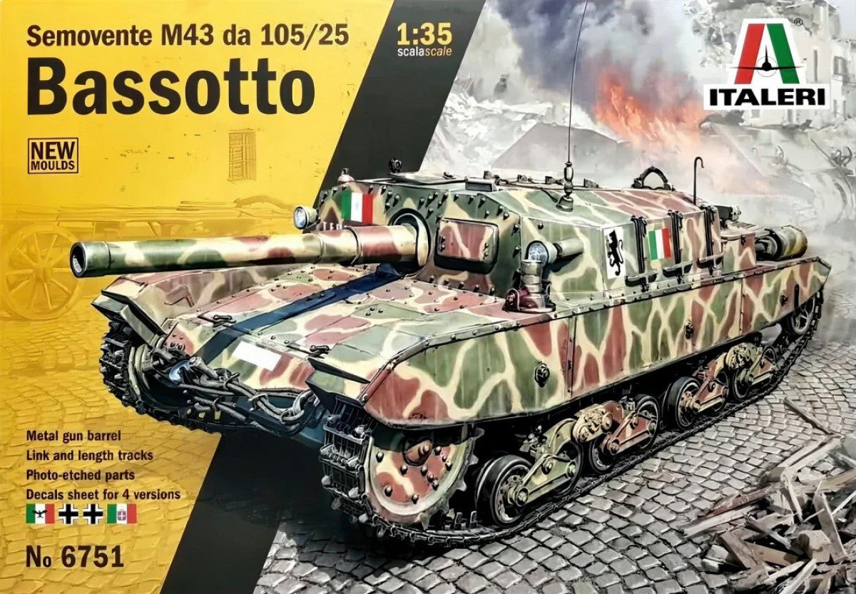 1/35 Semovente M43 da 105/25 Bassotto 6751