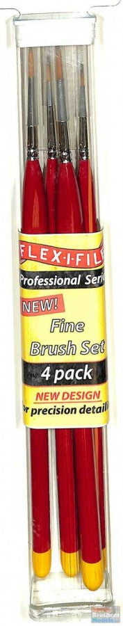 Flex-I-File Paint Fine Brush 4pck SETF
