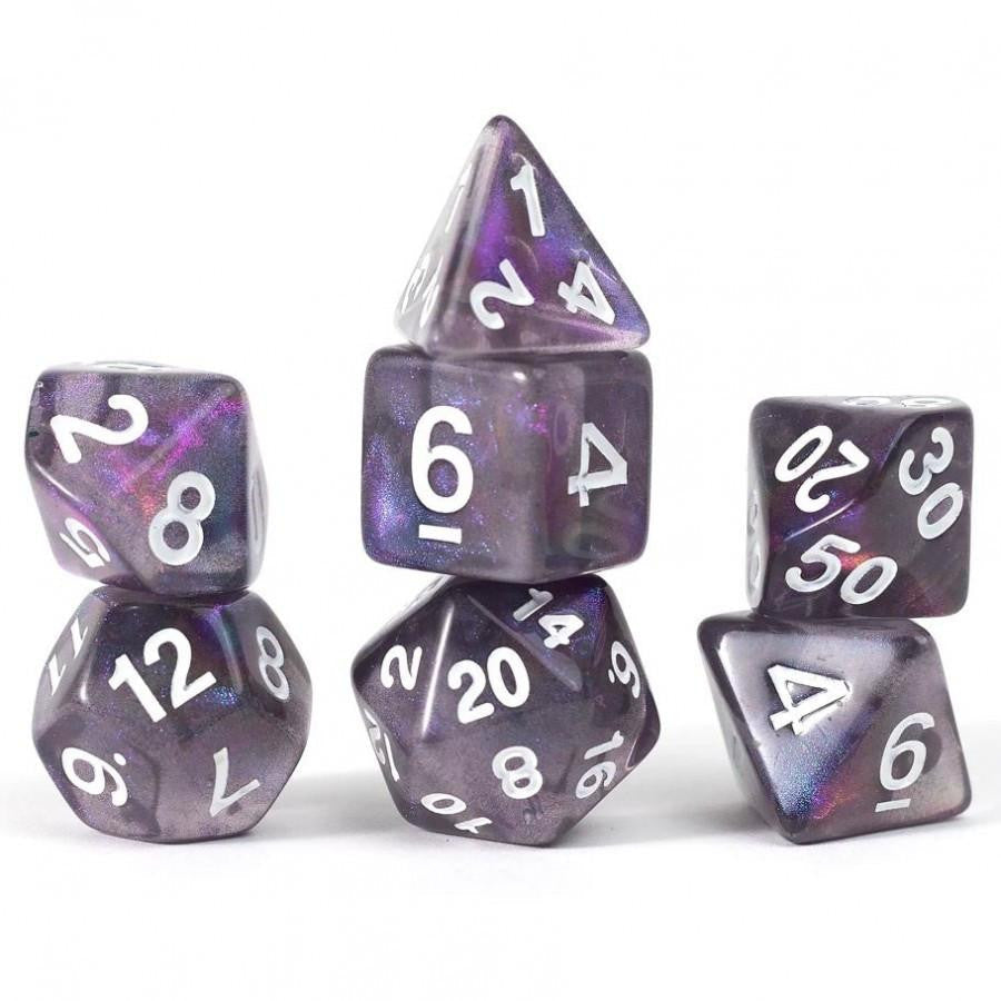  Sirius Dice -  7 Set -  Treasure Series - Amethyst 