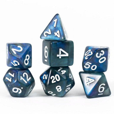 Sirius Dice - 7 Set - Treasure Series - Sapphire