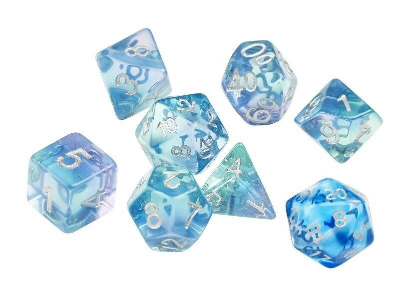 Sirius Dice RPG Dice Set 7 Emerald Waters