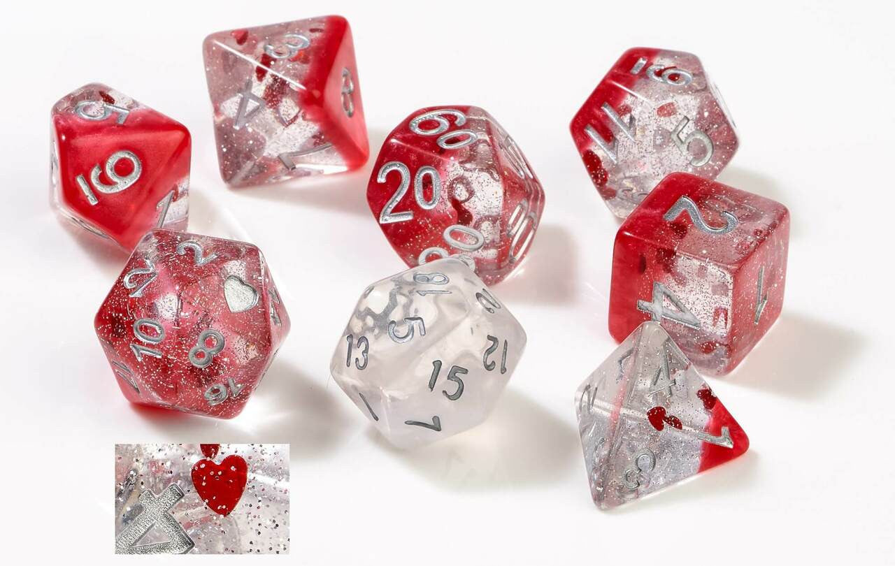 Sirius Dice RPG Dice Set 7 Hearts