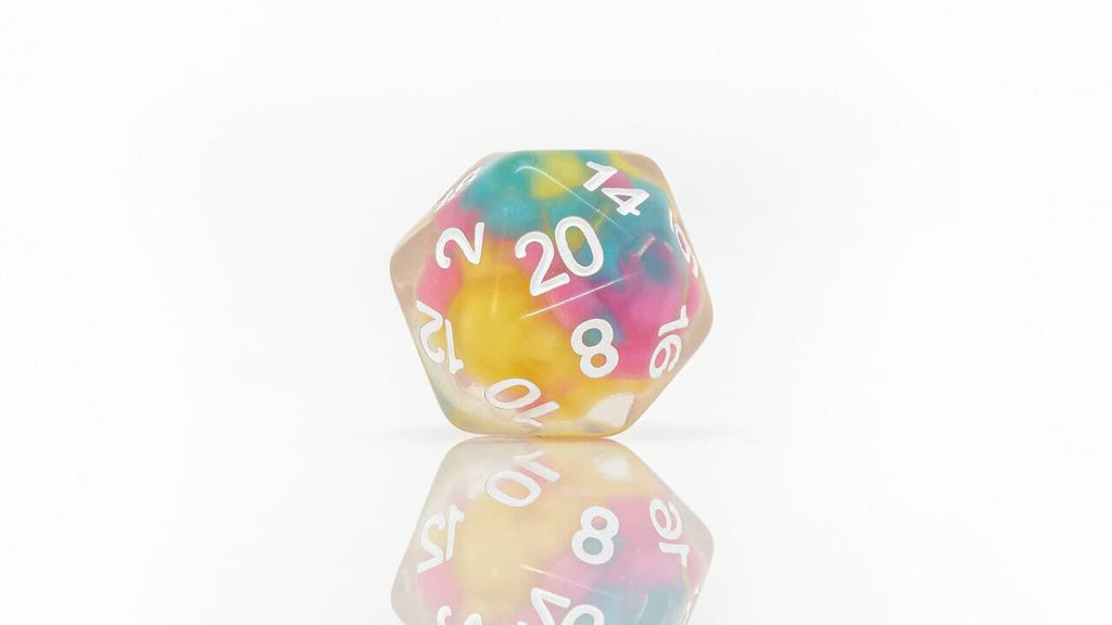 Sirius Dice RPG Dice Set 7 Lucky Charm Glowworm at LionHeart Hobby