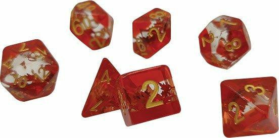 Sirius Dice RPG Dice Set 7 Maple Leaf