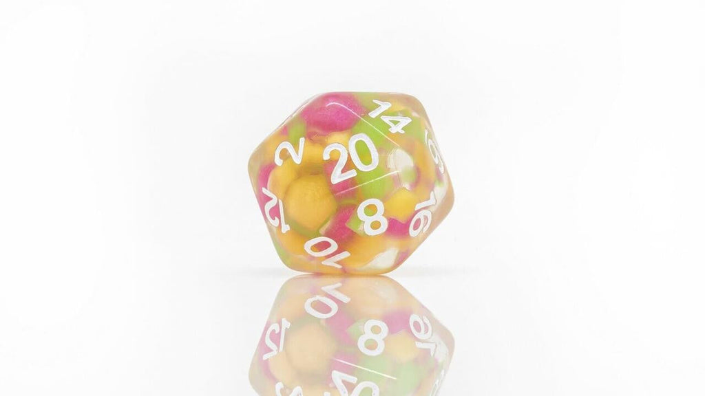 Sirius Dice RPG Dice Set 7 Melon Ball Glowworm