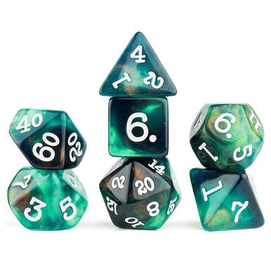 RPG Dice Set (7): Seamoss