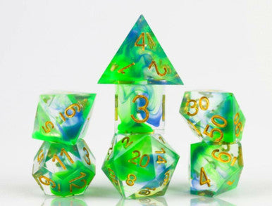 RPG Dice Set (7): Sharp Cyprus